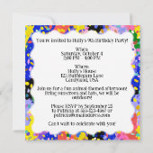 Invitation Mascotte de fête Kawaii Chibi (Dos)