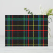 Invitation Masculine de Tartan Plaid (Debout devant)
