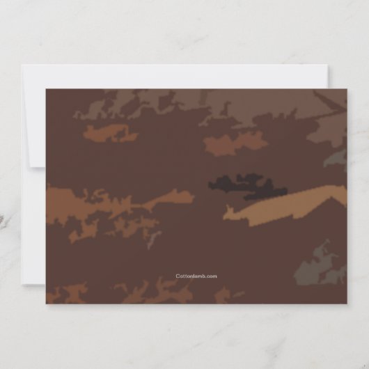 Invitation masculine d'outils (Dos)