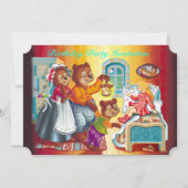 Invitation Masha et 3 ours (Devant)