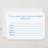 Invitation Masha et 3 ours (Dos)