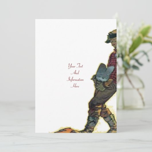 Invitation Mason (Debout devant)