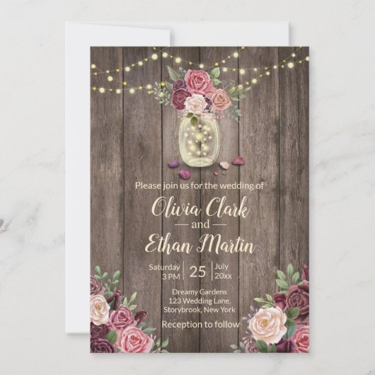Invitation Mason Jar (Devant)