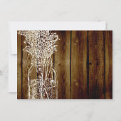 Invitation Mason Jar Dark Wood Look nuptiale douch (Dos)