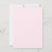 Invitation Mason Jar et Lace Aquarelle Baby shower Floral (Dos)