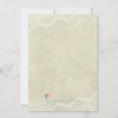 Invitation Mason Jar et Lace Baby shower (Dos)