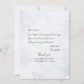 Invitation Mason Jar Floral Serez-Vous Mon Mariage D'Épouse (Dos)