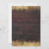 Invitation Mason Jar illumine le dîner de répétition en bois (Dos)