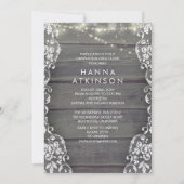 Invitation Mason Jar illumine Rustic Photo Graduation Party (Dos)