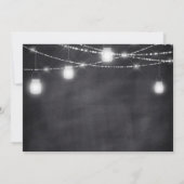 Invitation Mason Jar Lights Chalkboard Couples Wedding shower (Dos)
