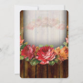 Invitation Mason Jar Parti d'obtention du diplôme du pays Vin (Dos)