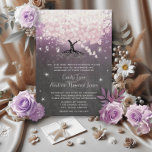 Invitation Mason Jar Pink & Purple Chalkboard Coeur Leaf Arbr<br><div class="desc">Lavender Love Romantic Rustic Under the Star Fairy Tale Mason Jar Radiant Blush Pink Heart Leaf Tree Firefly Forêt Mariage Invitations. Serait parfait pour un Mariage de grange ou tout autre thème rustique. de zazzle</div>