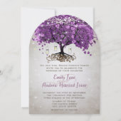 Invitation Mason Jar Radiant violet Mariage (Devant)