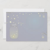 Invitation Mason Jars and Fireflies à Dusk (Dos)
