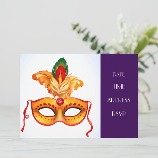 Invitation Masquage (Debout devant)