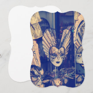 Invitation Masque de Carnaval Vénitien Vintage