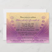 Invitation Masque de Fête Glamour avec Cils (Dos)
