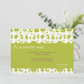 Invitation masque de monstres {halloween party invitation} (Debout devant)