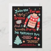 Invitation Masque de Noël et fête de la sueur (Devant)