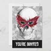 Invitation Masque de plumes (Devant)