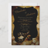 Invitation Masque d'or (Devant)