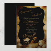 Invitation Masque d'or (Devant / Derrière)