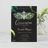 Invitation Masque élégant, Mascarade Chic Quinceañera (Debout devant)
