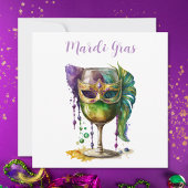 Invitation Masque Mardi Gras