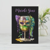 Invitation Masque Mardi Gras (Debout devant)