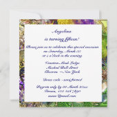 Invitation Masque masqué de Quinceanera PERSONNALISER (Dos)