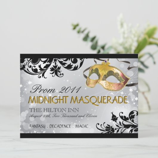 Invitation Masquerade (Debout devant)