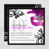 Invitation Masquerade (Devant / Derrière)