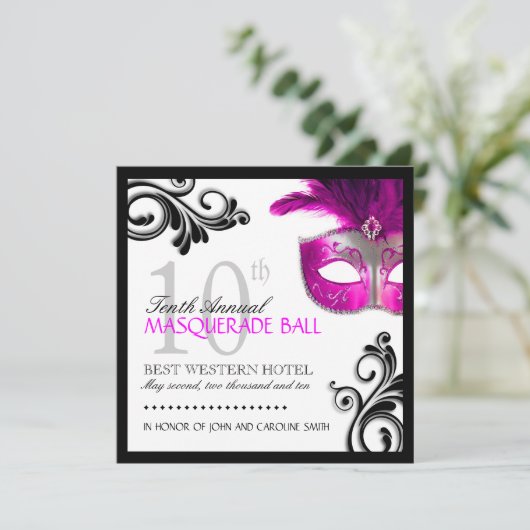 Invitation Masquerade (Debout devant)