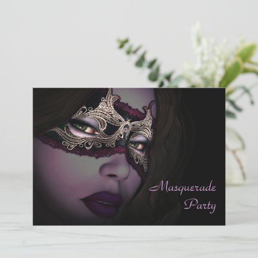 Invitation Masquerade (Debout devant)