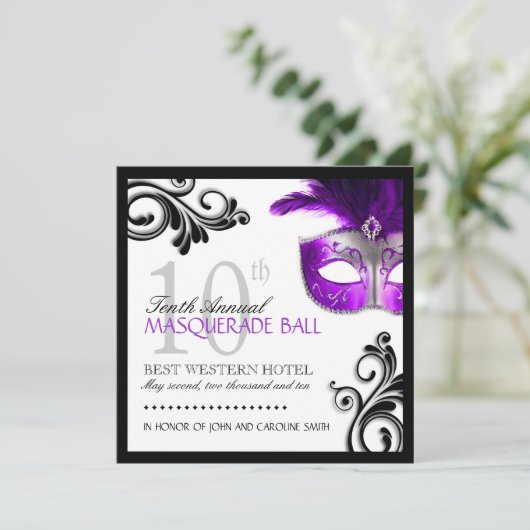 Invitation Masquerade (Debout devant)