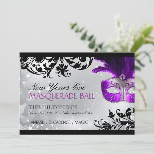 Invitation Masquerade (Debout devant)