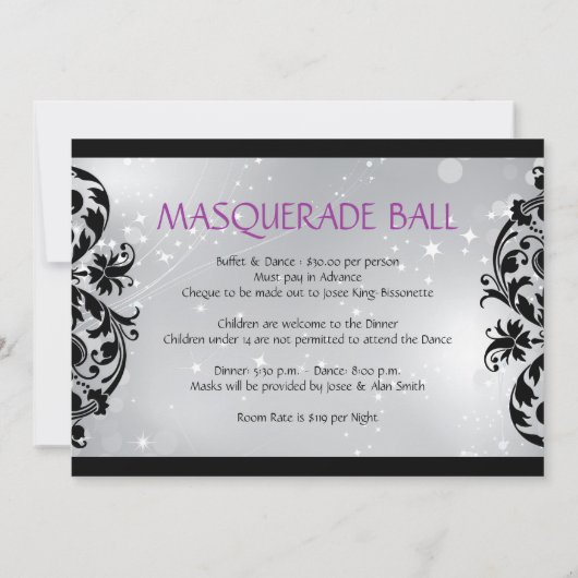 Invitation Masquerade (Dos)