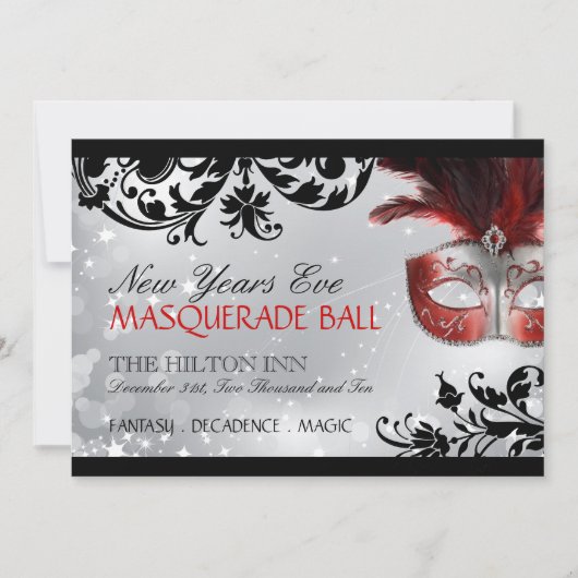 Invitation Masquerade (Devant)