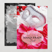 Invitation Masquerade Anniversaire Ball Costume (Devant / Derrière)
