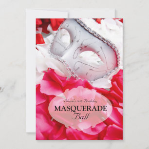 Invitation Masquerade Anniversaire Ball Costume