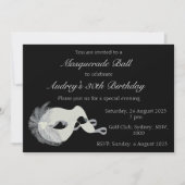 Invitation Masquerade Ball (Devant)