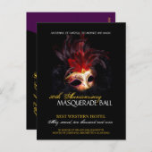 Invitation Masquerade Ball (Devant / Derrière)