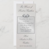 Invitation Masquerade de la dentelle rouge 50e anniversaire (Dos)