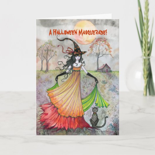 Invitation Masquerade d'Halloween ! Custom (Devant)
