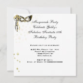 Invitation Masquerade Fabuleux 40 Woman's Gold High Heel 2 (Dos)