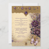 Invitation Masquerade Garden Romance | Bridal BellaVille (Dos)