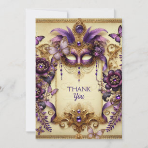 Invitation Masquerade Garden Romance   Bridal BellaVille