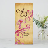 INVITATION MASQUERADE MAGIC BERRIES MONOGRAM, (Debout devant)