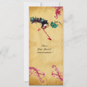 INVITATION MASQUERADE MAGIC BERRIES MONOGRAM, (Dos)