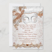 Invitation Masquerade Mardi Gras (Dos)